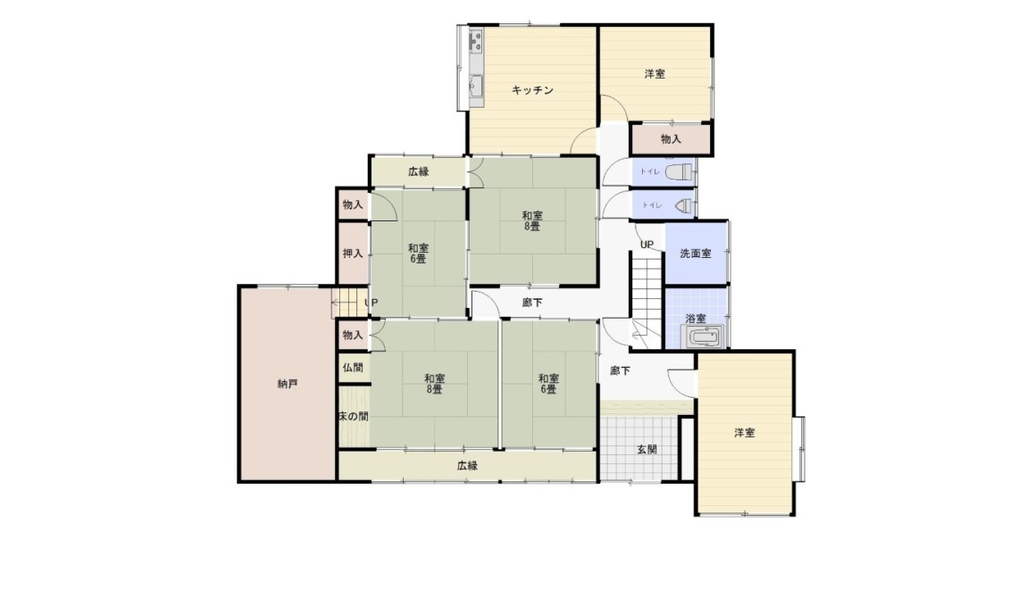 【賃貸中】八鹿町伊佐　中古戸建住宅