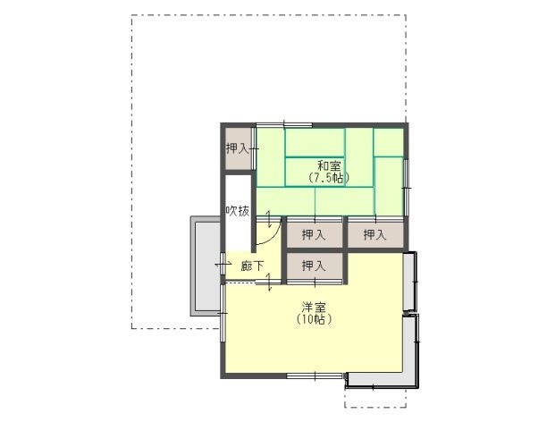 【入居中】八鹿町の貸家　A